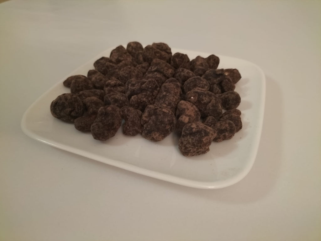 Noix de cajou enrobées de chocolat noir