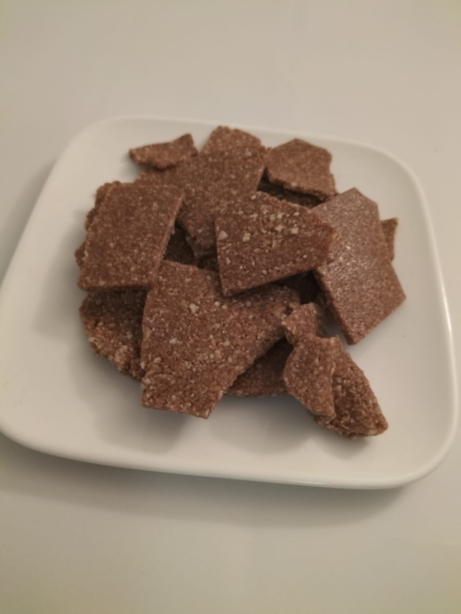 Nougatine de cajou au chocolat